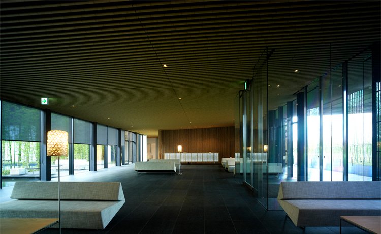 hotel feito de bambu