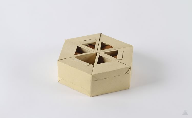 Caixa de ovos alternativa a partir de técnica de origami