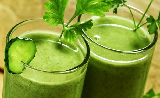 Suco de clorofila clorofila