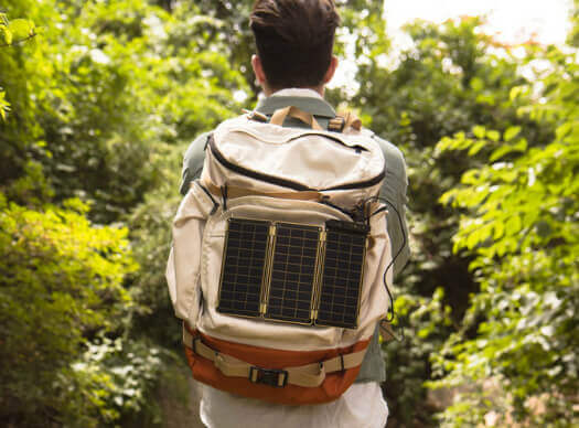 Solar Paper na mochila