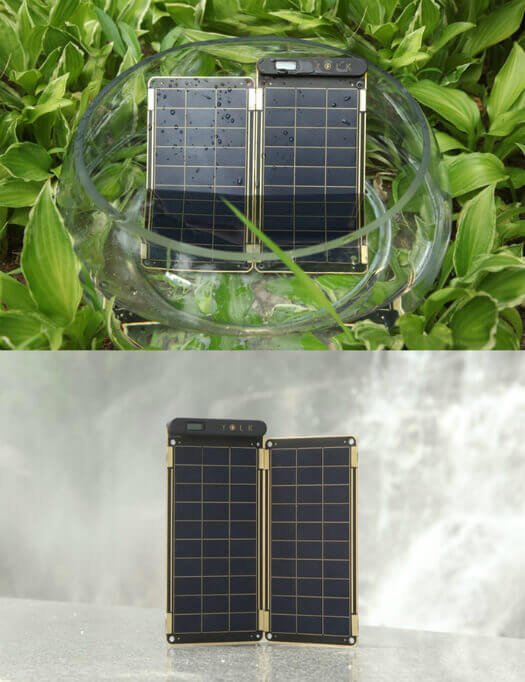 Solar Paper na água