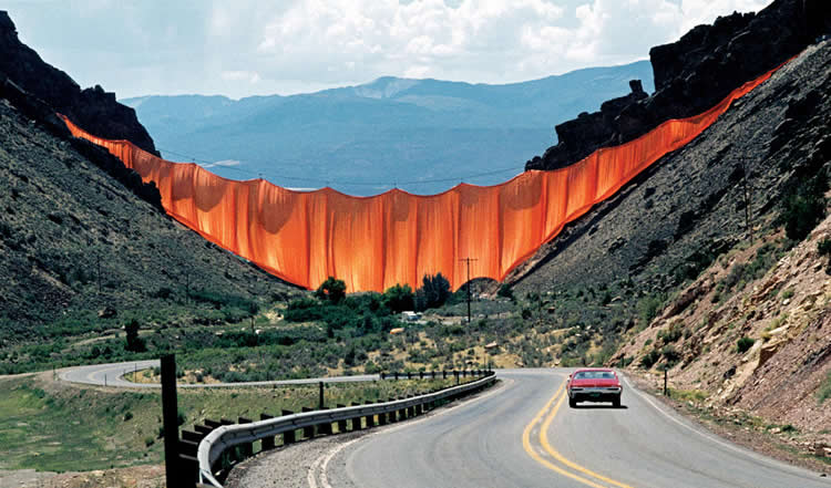 Christo e Jeanne-Claude, Valley Curtain land art