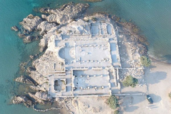 As ruínas da ilha Kos, na Grécia