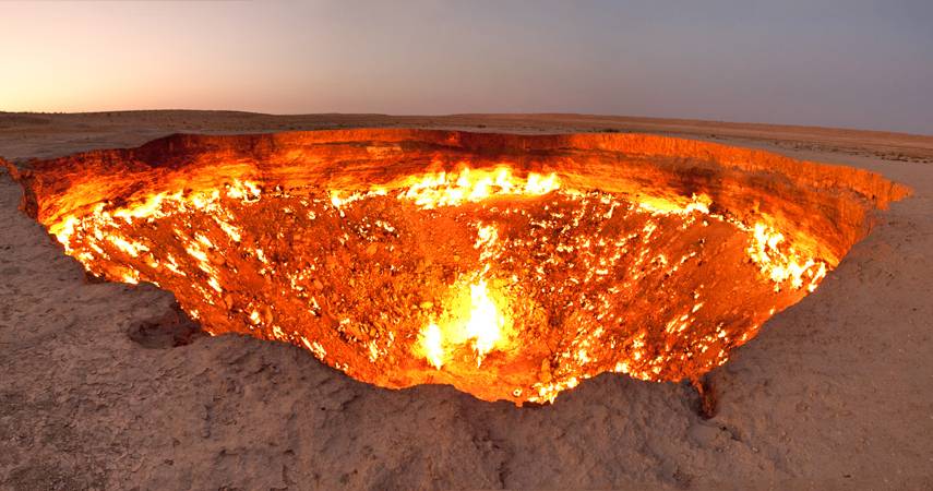 "Porta para o inferno" Derweze, Turkmenistan