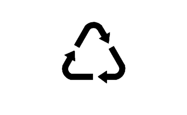 símbolo genérico da reciclagem