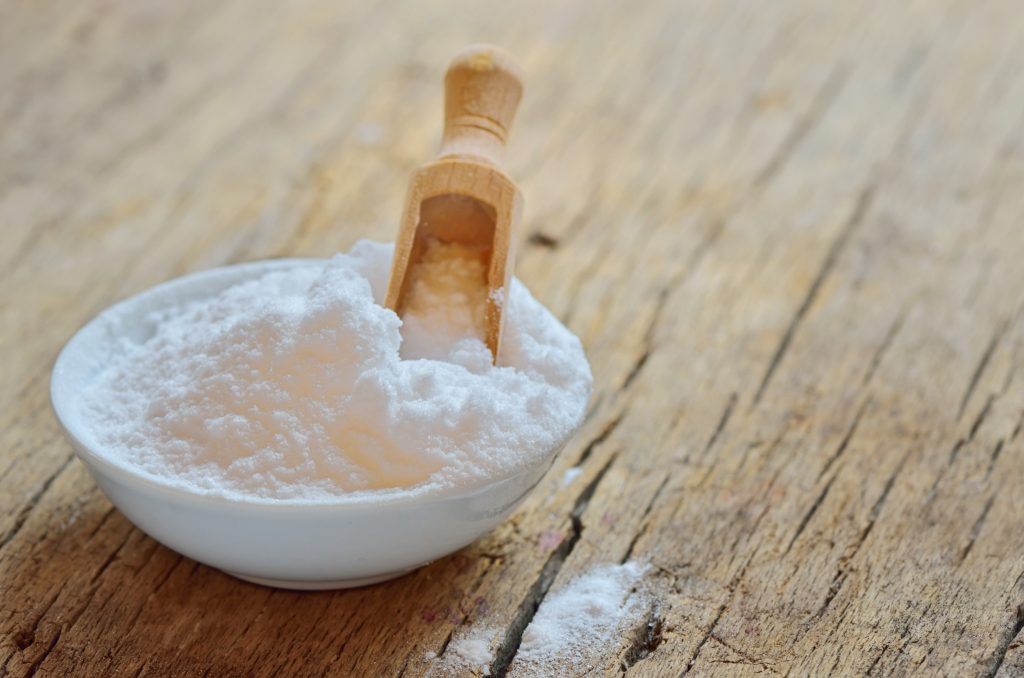 Tigela com Bicarbonato de sódio