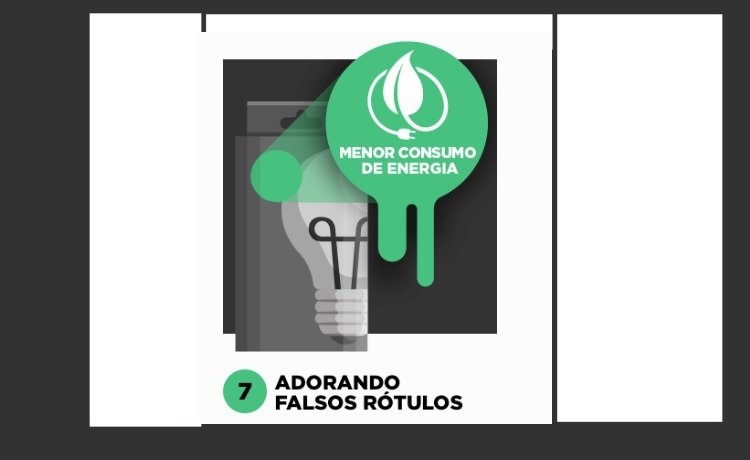 Sinal de greenwashing 7: adorando falso rótulos