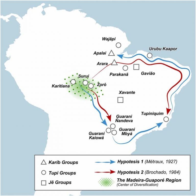 Mapa representando as duas hipóteses de dispersão. O estudo indica que a mais provável seja a segunda (traçado vermelho)