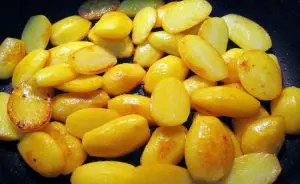 batata com acrilamida