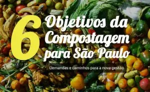 seis objetivos relacionados à compostagem