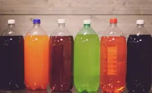 Garrafa PET colorida