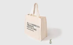 saco de algodão cru