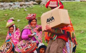 Distribuição de sabão probiótico