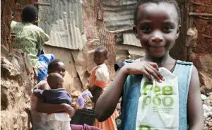 Sacola plástica biodegradável