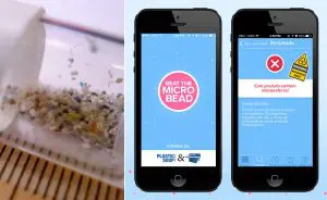 aplicativo para identificar produtos de higiene que contêm microplásticos