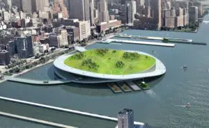 Projeto de ilhas de compostagem em Nova Iorque