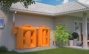 sistema de captação de água da chuva