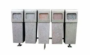 Lixeiras para coleta seletiva