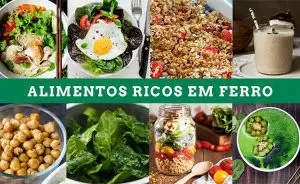 Alimentos rico em ferro