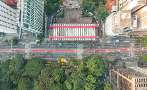 Avenida Paulista, em São Paulo, Brasil