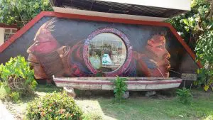 Entrada da Faculdade de Comunicação, Letras e Artes Visuais da Universidade Federal de Roraima (UFRR)