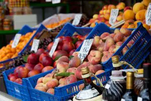 Fresh fruit on sale at market