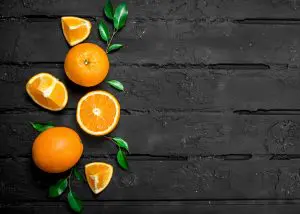 The smell of fresh oranges.